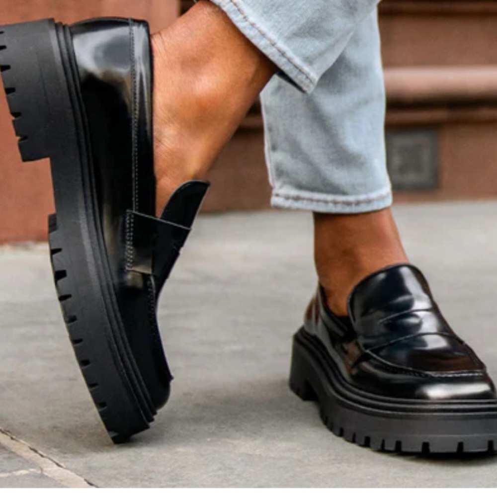 Thursday Boot Company Glossy Black Loafers